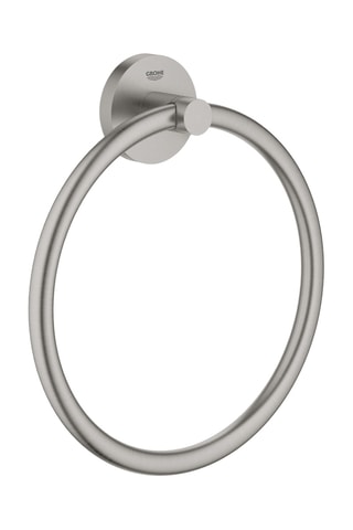 Anneau porte-serviettes mural - Gris
