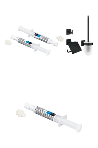 Ensemble d’accessoires pour salle de bain  QuickGlue - 3 pièces et 3 colles - 3 x 2,5 ml