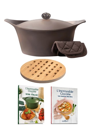 Pack cocotte - 28 cm -  Moka