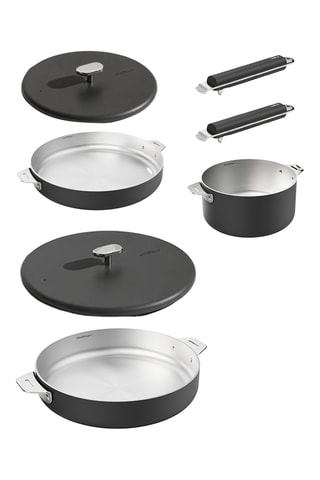Pack Inox - 7 pièces -  Graphite