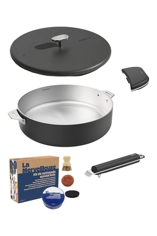 Pack Inox Sauteuse - 28 cm -  Graphite