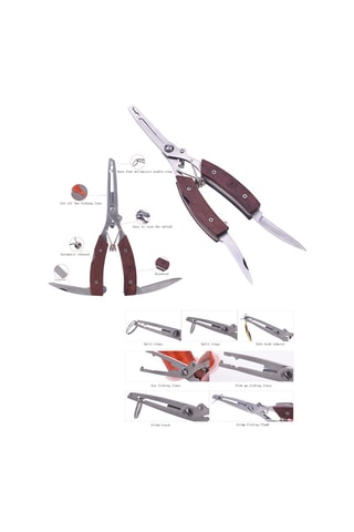 Coffret pêcheur en bois de rose et acier inoxydable