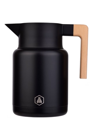 Thermos en acier inoxydable et hêtre - 1,2 l