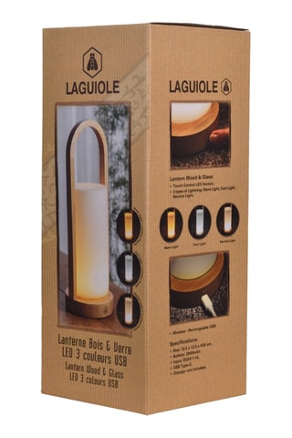 Lanterne rechargeable LED - Blanc