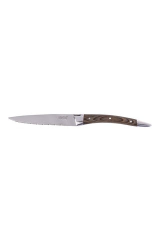 6 couteaux à steak en acier inoxydable - 23 cm