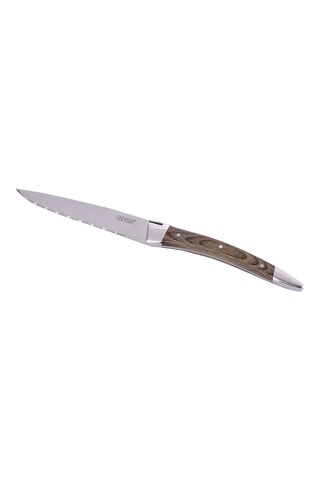 6 couteaux à steak en acier inoxydable - 23 cm