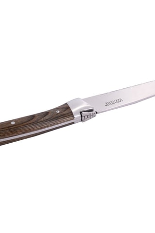 6 couteaux à steak en acier inoxydable - 23 cm