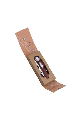 Couteau pliant et sommelier en acier inoxydable 3-en-1 - 11 cm