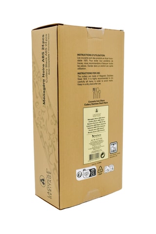 Ménagère en acier inoxydable - 24 pièces