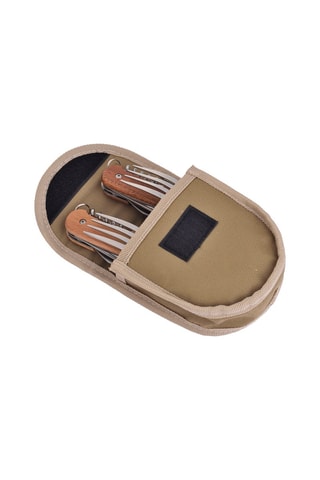 Set de camping en bois de rose et pakka Heritage