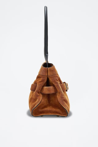 Sac à main en nubuck - Marron