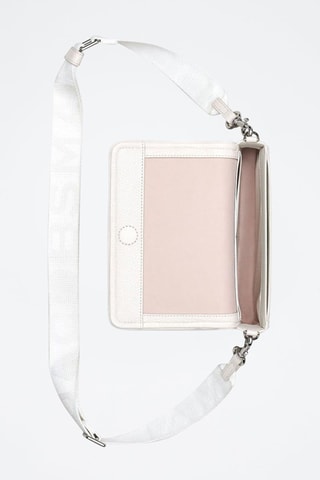 Sac bandoulière en cuir The Leather Mini Bag - Blanc