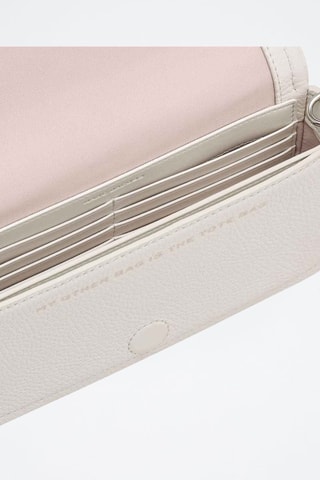 Sac bandoulière en cuir The Leather Mini Bag - Blanc