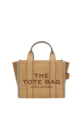 Tote bag en cuir suédé - Beige