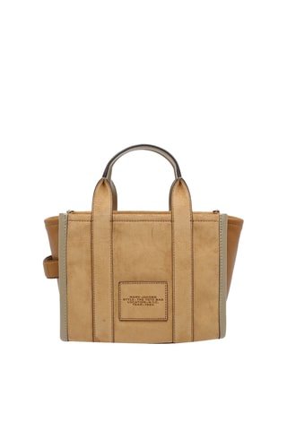 Tote bag en cuir suédé - Beige