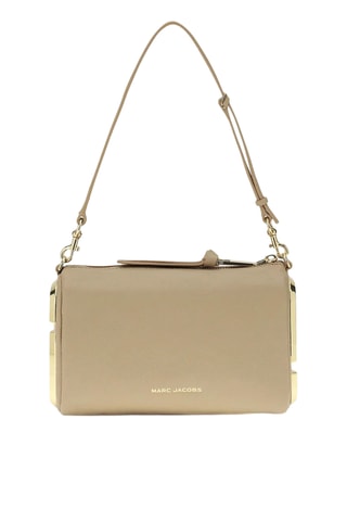 Sac porté épaule en cuir - Beige