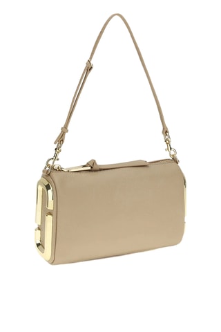 Sac porté épaule en cuir - Beige