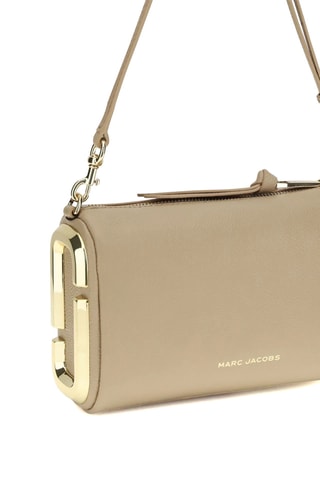 Sac porté épaule en cuir - Beige