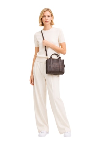 Tote bag en cuir Carryover - Marron
