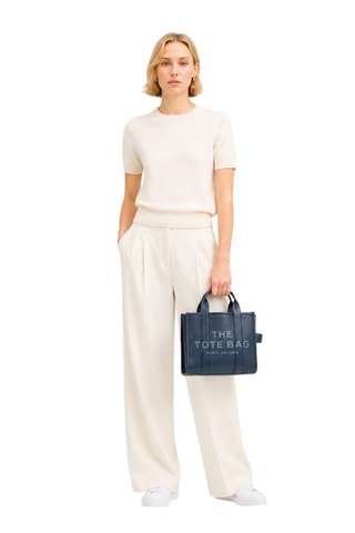 Tote bag en cuir Carryover - Bleu