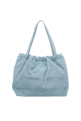 Tote bag en cuir Carryover - Bleu