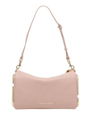 Sac porté épaule en cuir - Rose