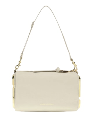 Sac porté épaule en cuir - Blanc