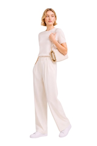 Sac porté épaule en cuir - Blanc
