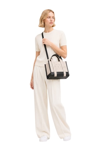 Tote bag en cuir - Blanc