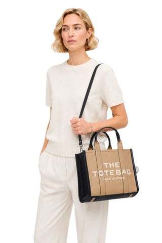 Tote bag en cuir - Beige