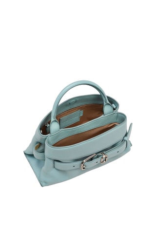 Sac à main en cuir Carryover - Bleu