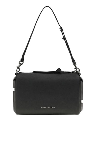 Sac porté épaule en cuir - Noir