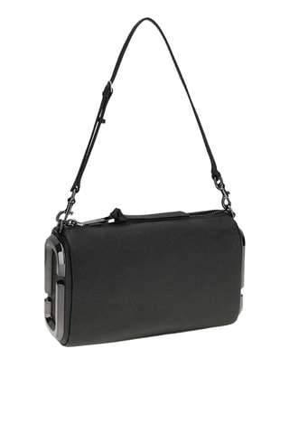 Sac porté épaule en cuir - Noir