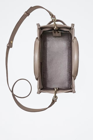 Cabas en cuir - Gris