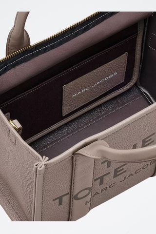 Cabas en cuir - Gris