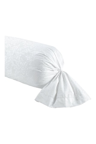 Taie de traversin Fleur enchantée - Blanc