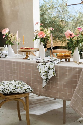 Nappe rectangulaire - Taupe