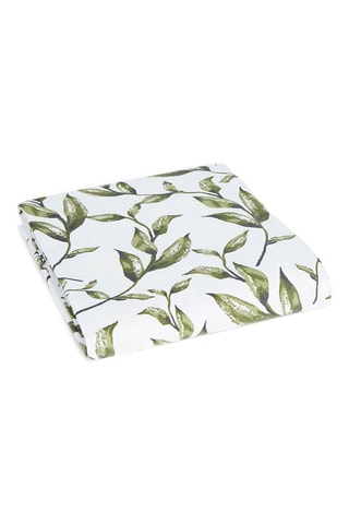 Nappe rectangulaire - Blanc et vert