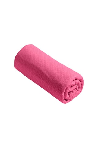 Drap-housse en satin de coton 80 fils/cm² Fleurs sauvages - Rose