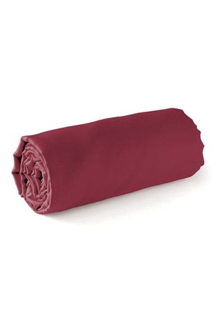Drap-housse Uni - Bordeaux