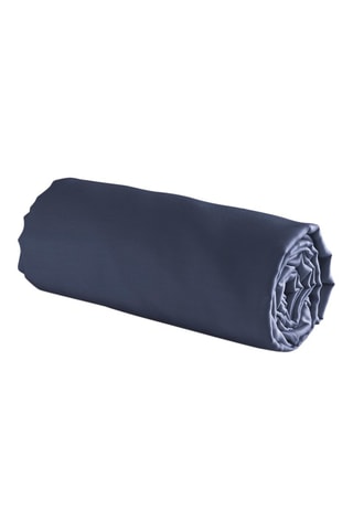 Drap-housse Uni - Bleu foncé