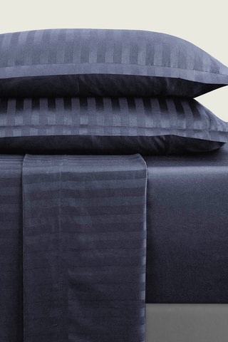 Drap-housse Uni - Bleu foncé