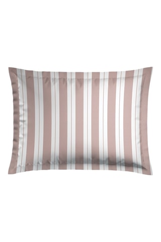 2 taies d’oreiller réversibles en satin de coton 80 fils/cm² Noémie - Vieux rose