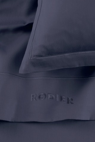 2 taies d'oreiller Uni - Bleu foncé