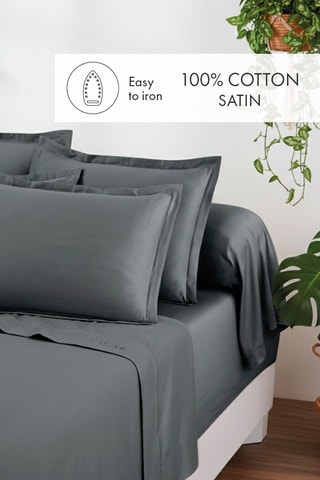 2 taies d'oreiller Uni - Gris