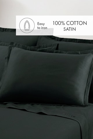 2 taies d'oreiller Uni - Gris foncé
