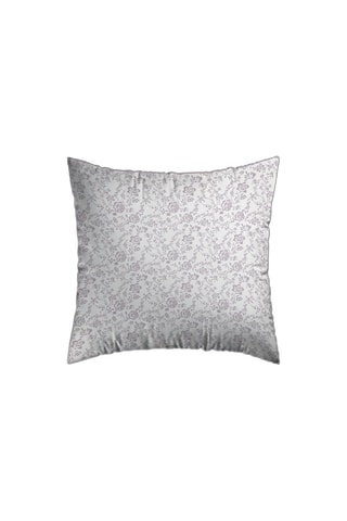 2 taies d'oreiller en satin de coton 200 fils/cm² Parterre de Roses - Violet