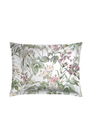 2 taies d'oreiller en satin de coton 200 fils/cm² Rozas - Blanc