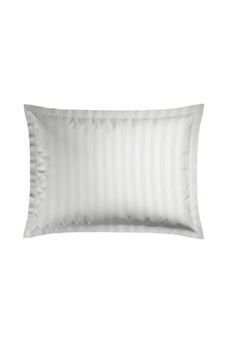 2 taies d'oreiller en satin de coton 200 fils/cm² Rozas - Blanc