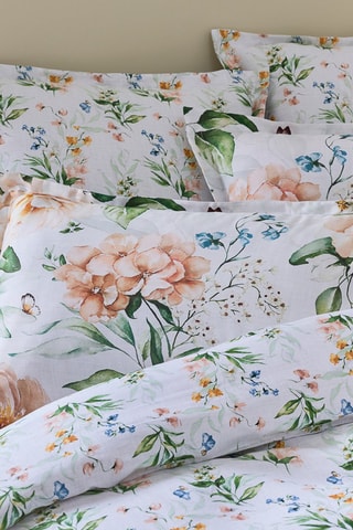 2 taies d'oreiller en satin de coton 79 fils/cm² Belle de Nuit - Blanc
